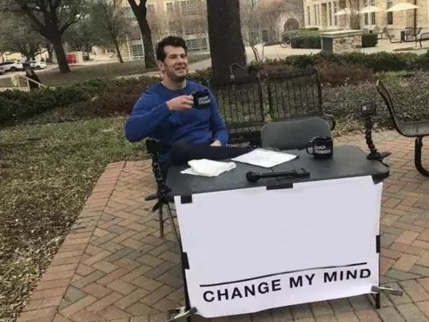 Change My Mind meme about Partake Foods