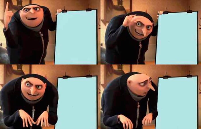 Gru's Plan meme about Partake Foods