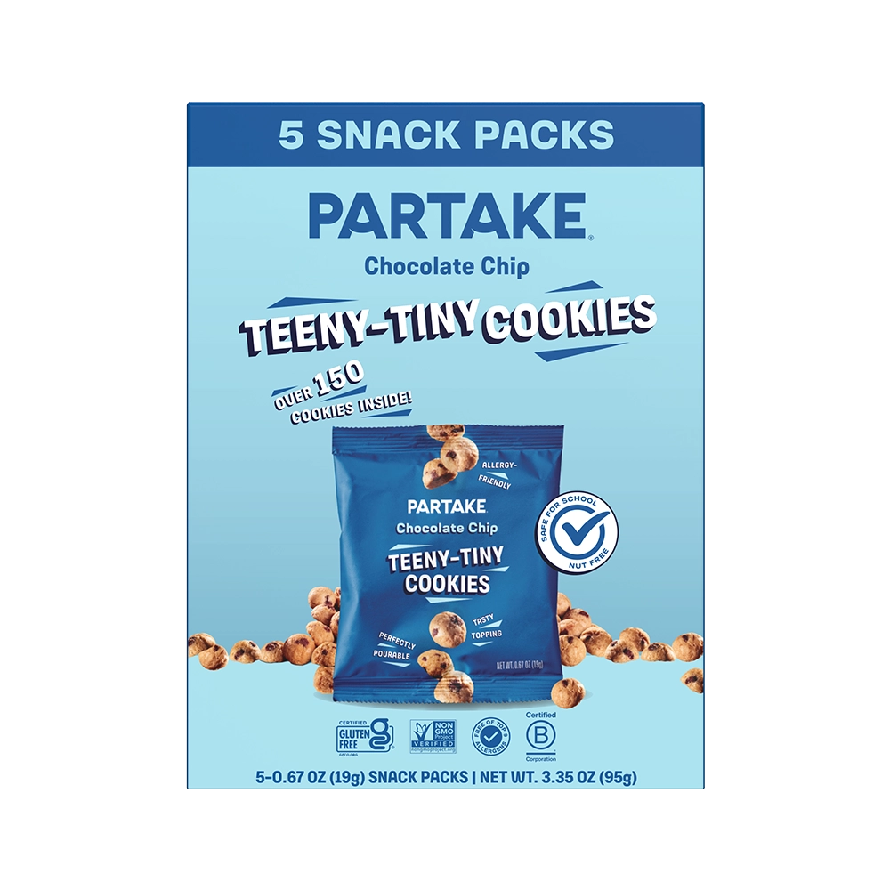 Teeny Tiny Chocolate Chip 5 Snack Packs box